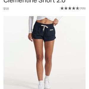 VUORI Clementine, short new with tags black small